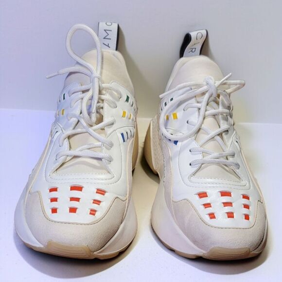 Stella McCartney Eclypse Interwoven Rainbow Dad Shoes - Picture 3 of 10